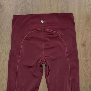Athleta Maroon Ultimate Stash Pocket Tight Legging
